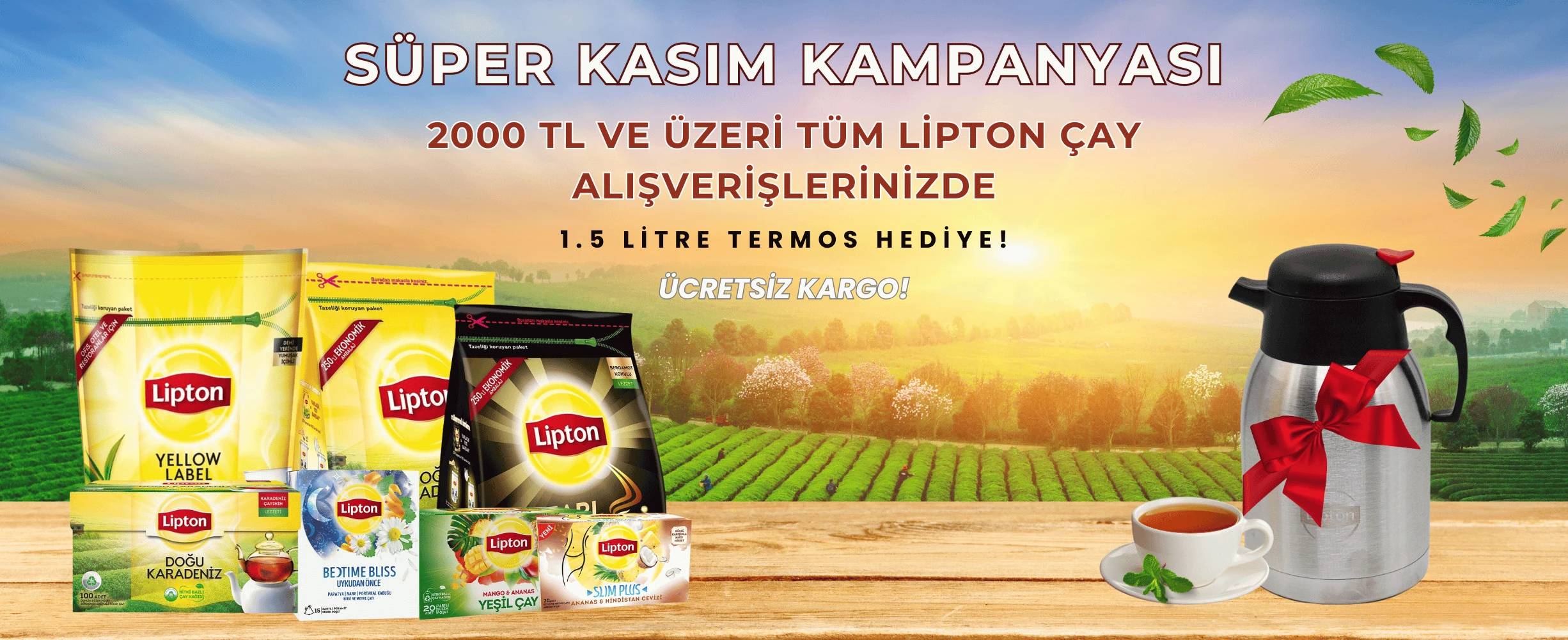 Lipton Termos Hediyesi Angun Store'da