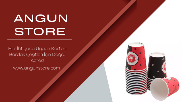 İŞLETMENİZ İÇİN BASKILI KARTON BARDAK