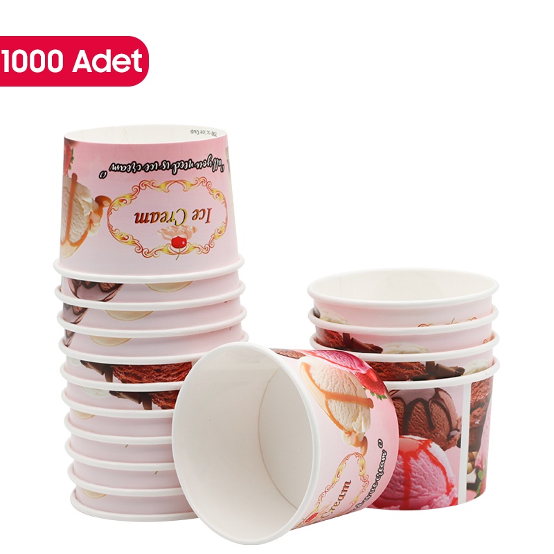 Akka 200 cc Karton Dondurma Kasesi 1000 Adet - AKKA