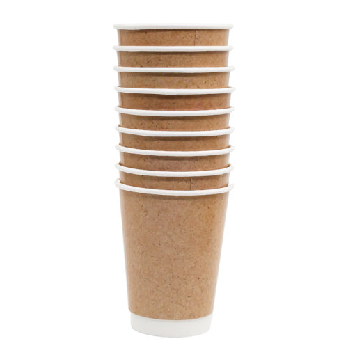 Akka Double Wall Kraft Desenli Karton Bardak 14 Oz 1000 Li - AKKA (1)