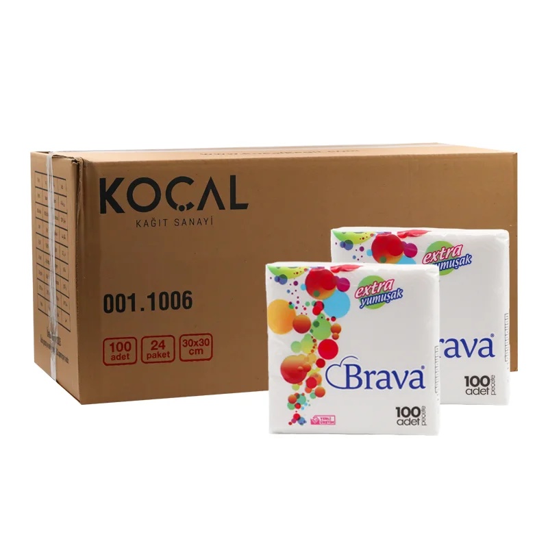 Brava Extra Peçete 100 Lü 24 Paket 30x30 Cm Koçal - 2