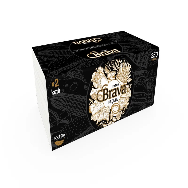 Brava Yeni Nesil Extra Dispenser Peçete 250 Li 24 Paket Koçal 24x250 - KOÇAL