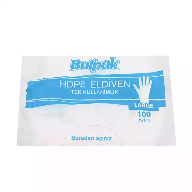 Burpak Şeffaf Eldiven 100 Lü - BURPAK