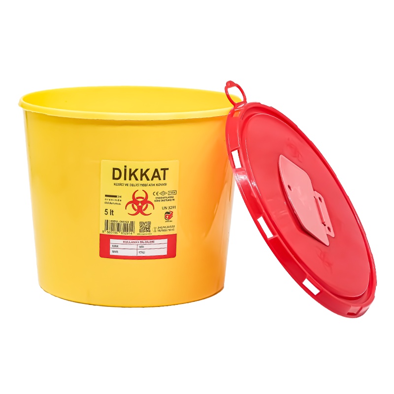 Ceyplas Tıbbi Atık Kovası 5 Litre A Kalite - 2