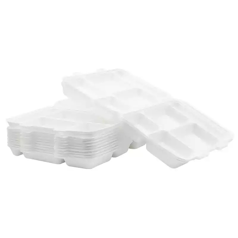 Chs 5 Gözlü Ekstra Kapaklı Köpük Tabak C27E 100'lü - CHS