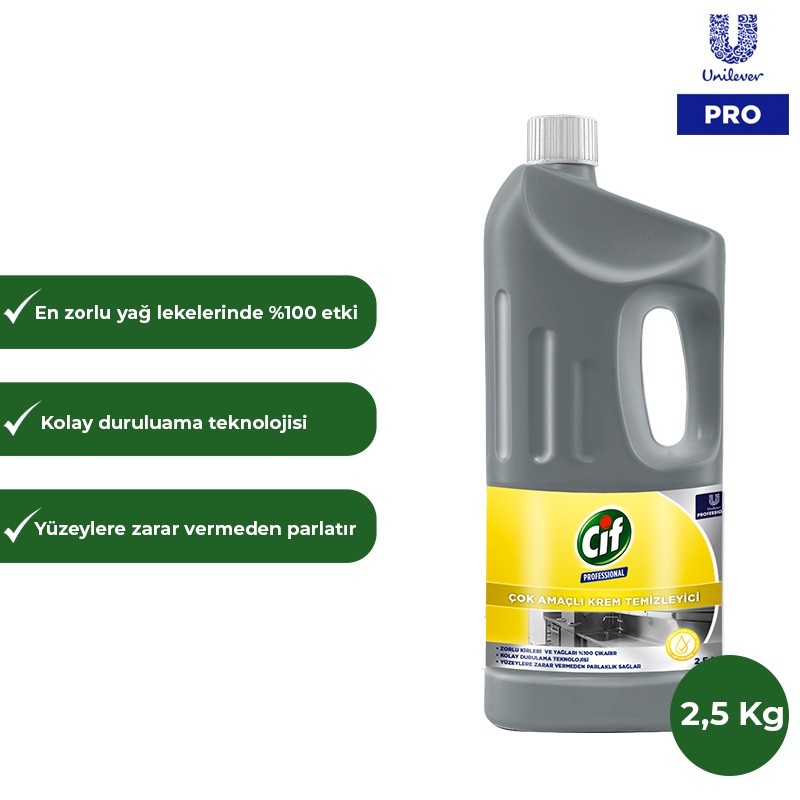 Cif Professional Çok Amaçlı Krem Temizleyici 1,9 L U-Pro - CİF