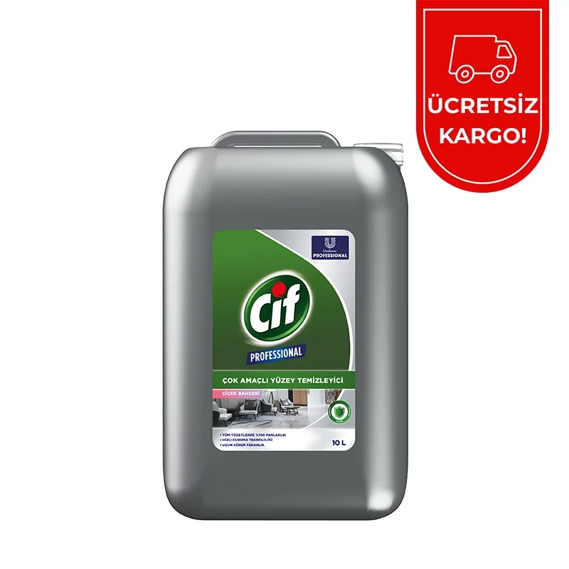 Cif Professional Çok Amaçlı Yüzey Temizleyici 10 L Ücretsiz Kargo - 1