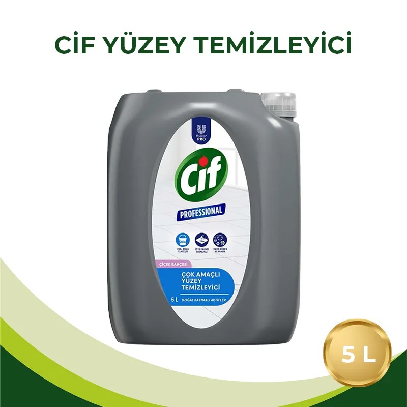Cif Professional Çok Amaçlı Yüzey Temizleyici 5L - 5Kg U-Pro - CİF (1)