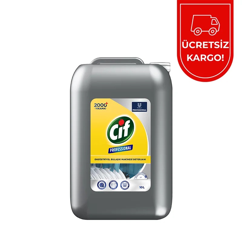 Cif Professional Endüstriyel Bulaşık Makinesi Deterjanı 10 L Ücretsiz Kargo - CİF
