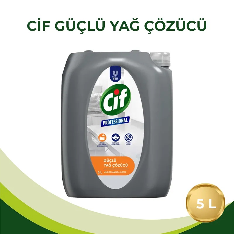 Cif Professional Güçlü Yağ Çözücü 5 Litre - CİF (1)