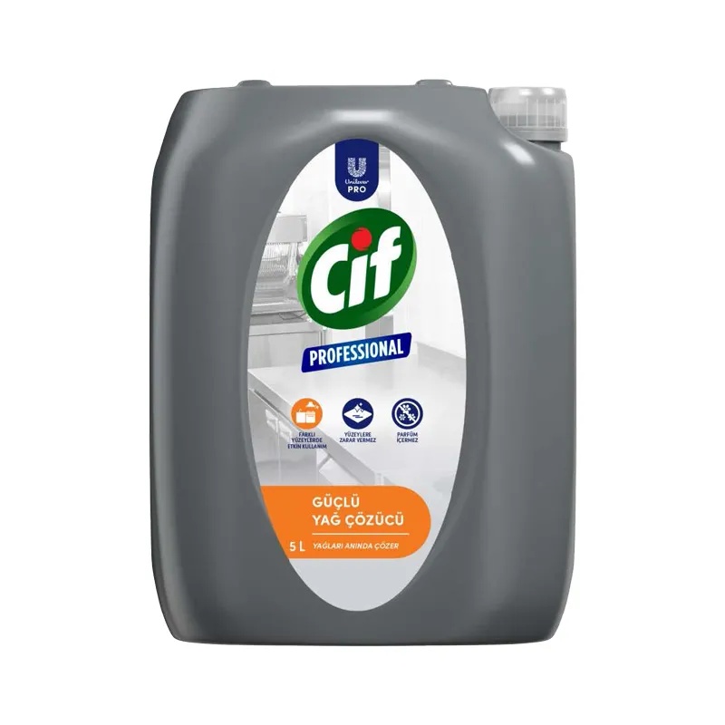 Cif Professional Güçlü Yağ Çözücü 5 Litre - 3