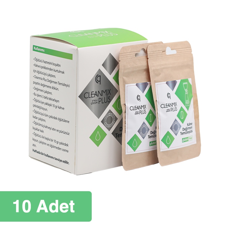 Cleanmix Grinder Kahve Değirmeni Temizleyicisi 35 Grx10 Paket - CLEANMIX