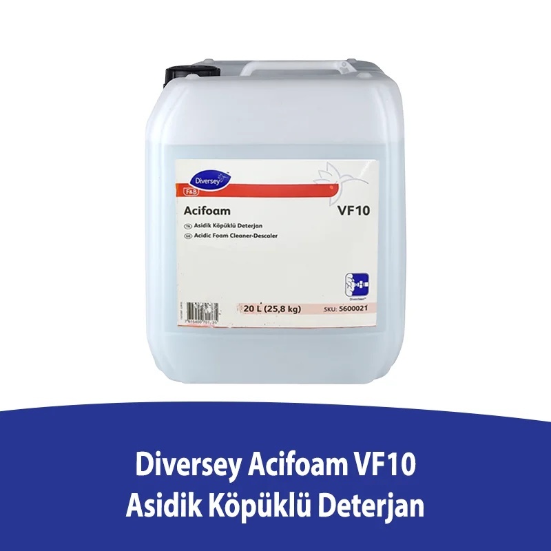 Diversey Acifoam VF10 Asidik Köpüklü Deterjan 20 L - 1