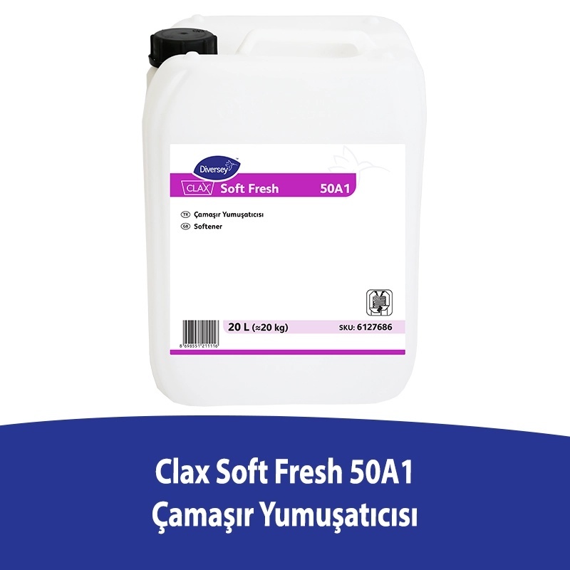 Diversey Clax Soft Fresh 50A1 Çamaşır Yumuşatıcı 20L - DIVERSEY