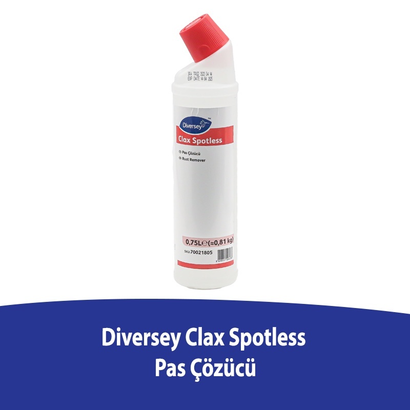 Diversey Clax Spotless Pas Çözücü 750 Ml - DIVERSEY