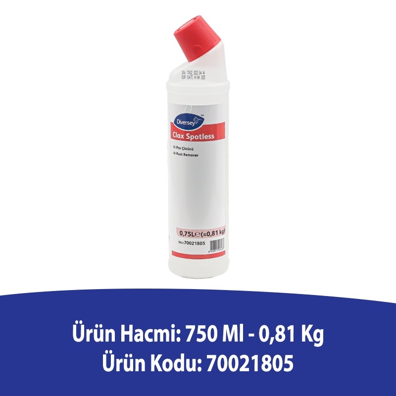 Diversey Clax Spotless Pas Çözücü 750 Ml - DIVERSEY (1)