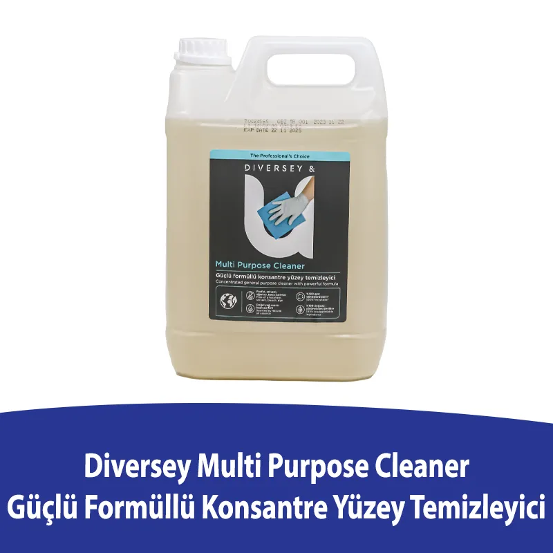 Diversey Divomil RD VC69 Güçlü Formüllü Yüzey Temizleyici 5L-6,1 Kg - 1