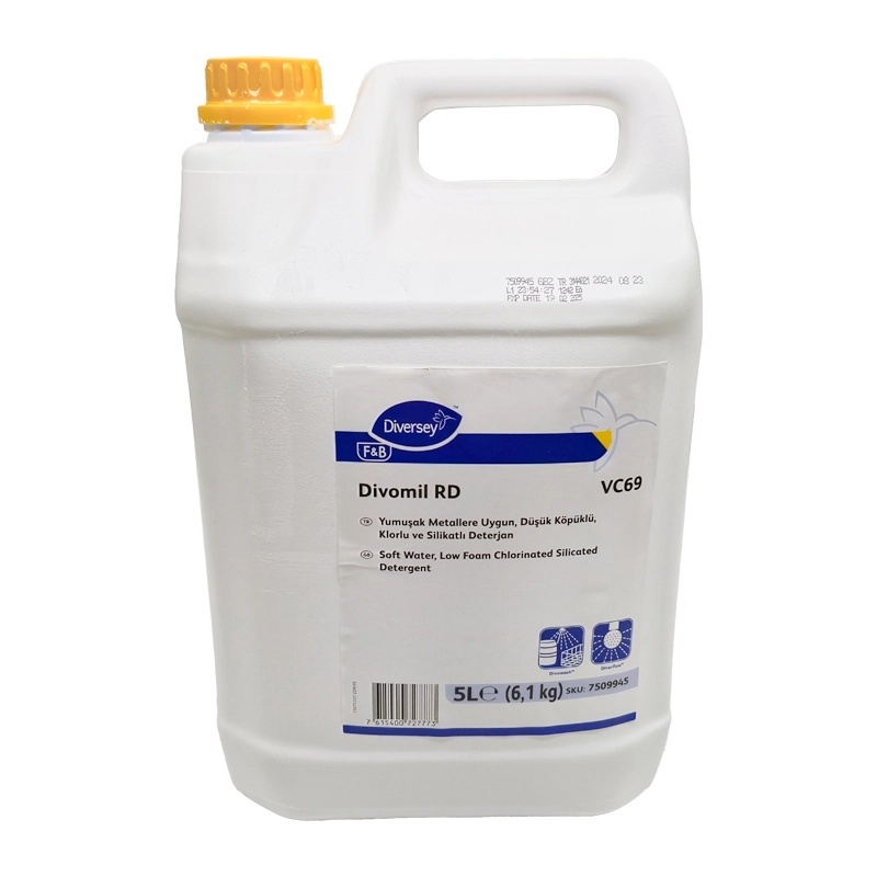Diversey Divomil RD VC69 Güçlü Formüllü Yüzey Temizleyici 5L-6,1 Kg - DIVERSEY