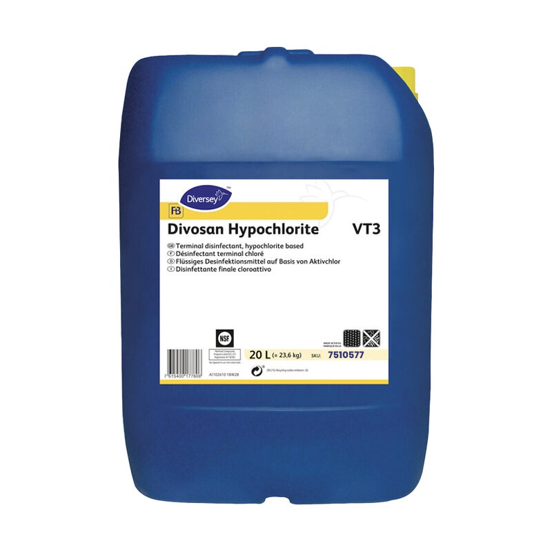 Diversey Divosan Hypochlorite VT3 Klor Bazlı Dezenfektan 20 L 23,6 Kg - 3
