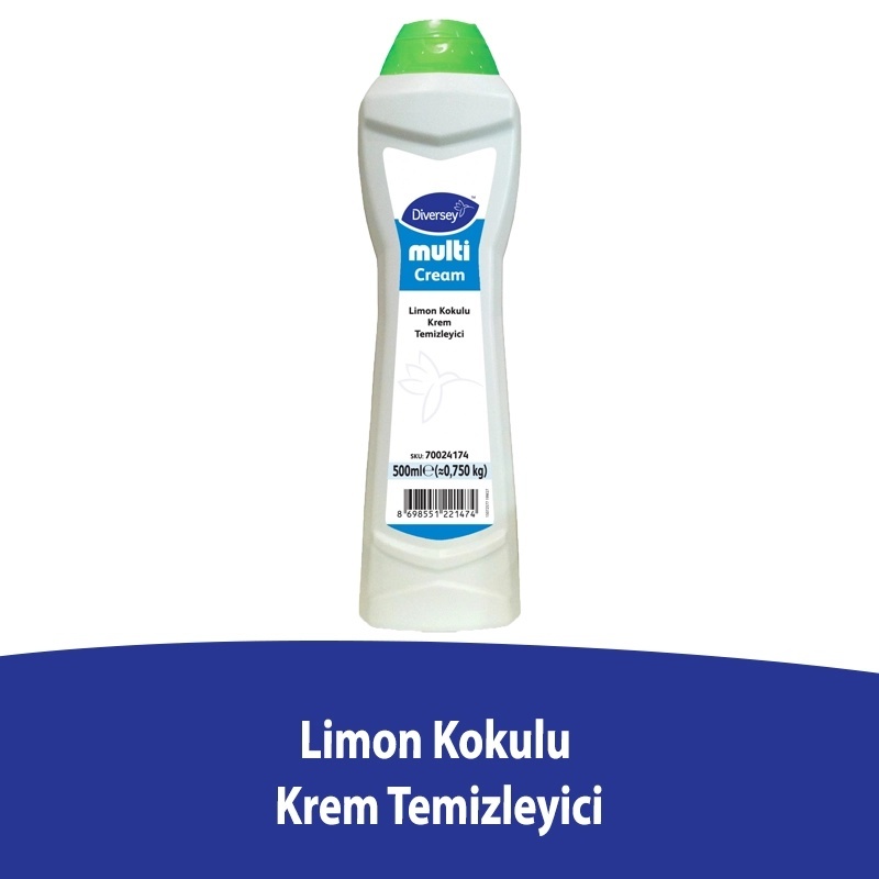 Diversey Multi Cream Limon Kokulu Krem Temizleyici 500 Ml - DIVERSEY