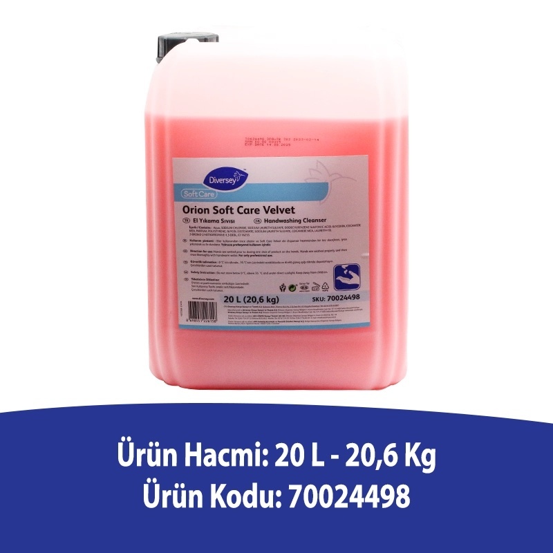 Diversey Orion Soft Care Velvet 20 L El Yıkama Sıvısı - DIVERSEY (1)