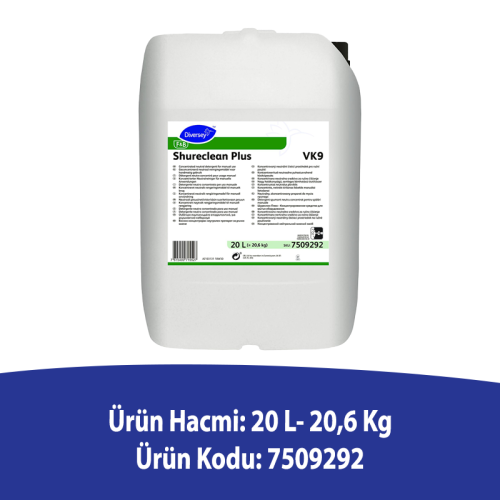 Diversey Shureclean Plus VK9 Manuel Kullanıma Uygun Köpük Temizleyici 20L - 2