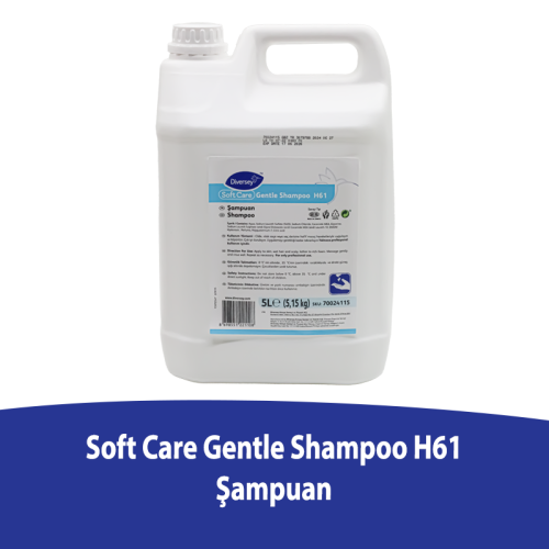 Diversey Soft Care Gentle Shampoo H61 Şampuan 5L-5,15 Kg - 1