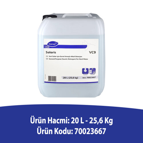 Diversey Solaris VC9 Sert Sular İçin Genel Amaçlı Temizleyici 20 Litre - DIVERSEY (1)