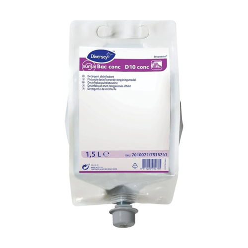 Diversey Suma Bac Conc D10 Conc Konsantre Dezenfektanlı Deterjan 1,5L - 3