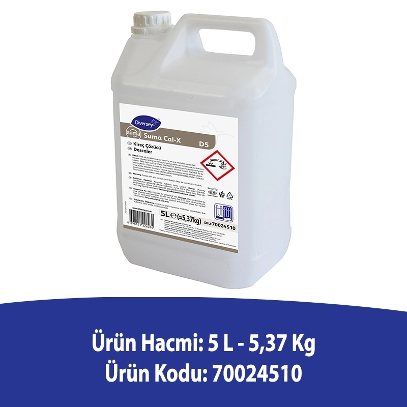 Diversey Suma Cal-X D5 Kireç Çözücü 5 L - DIVERSEY (1)