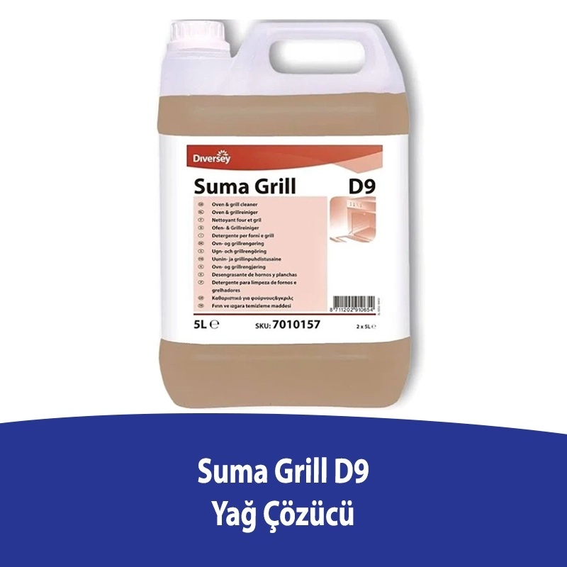 Diversey Suma Grill D9 Yağ Çözücü 5 L - DIVERSEY