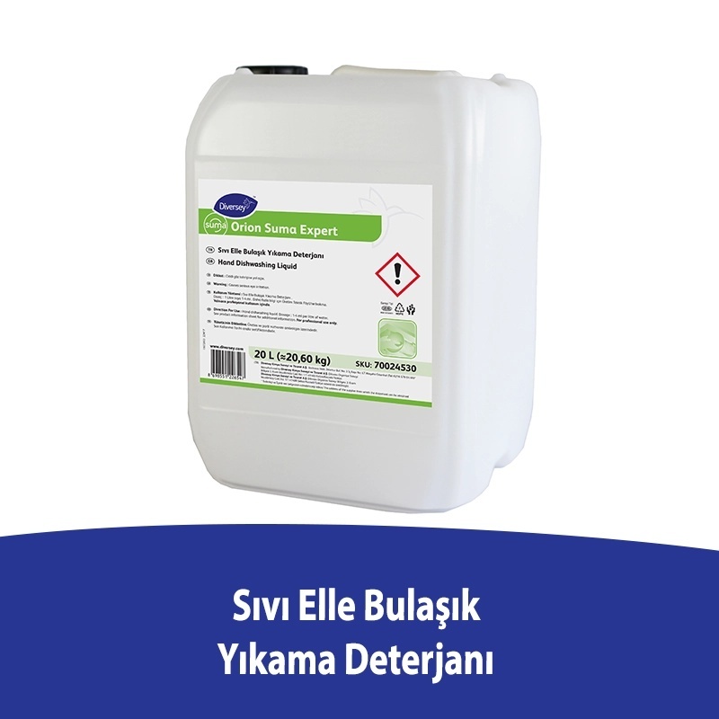 Diversey Suma Orion Expert Elle Bulaşık Yıkama Deterjanı 20 L - DIVERSEY