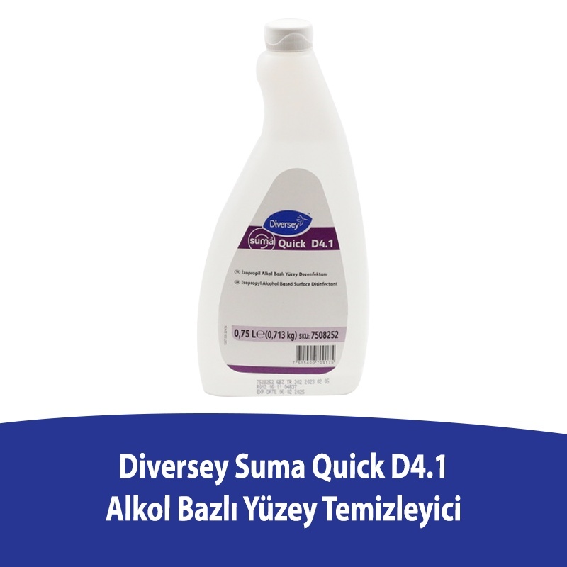 Diversey Suma Quick D4.1 Alkol Bazlı Yüzey Temizleyici - DIVERSEY