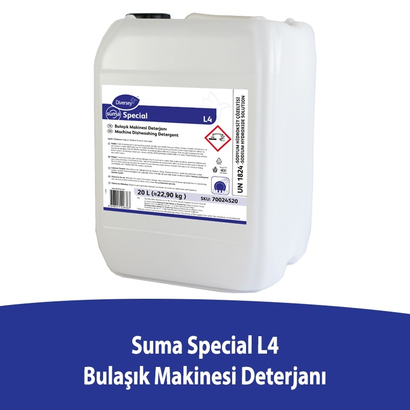 Diversey Suma Special L4 Bulaşık Makinesi Deterjanı 20 L - DIVERSEY
