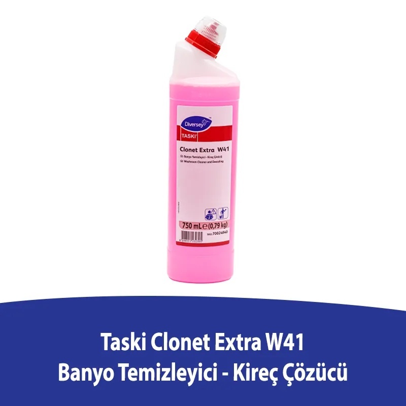 Diversey Taski Clonet Extra W41 Banyo Temizleyici ve Kireç Çözücü 750 ML - DIVERSEY