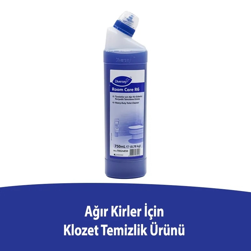 Diversey Taski Room Care R6 Ağır Kirler İçin Klozet Temizlik Ürünü 750 ML - DIVERSEY