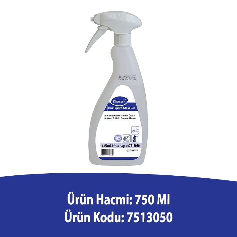 Diversey Taski Sprint Glass E3C Cam Temizleme Ürünü 750 ML - DIVERSEY (1)
