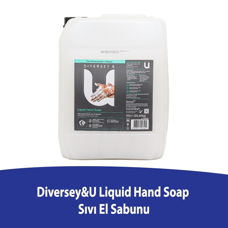 Diversey & U Liquid Hand Soap Sıvı El Sabunu 20 Litre - DIVERSEY