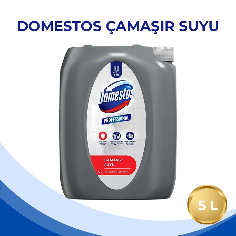 Domestos Professional Ultra Yoğun Kıvamlı Çamaşır Suyu 5 L TSE - DOMESTOS (1)