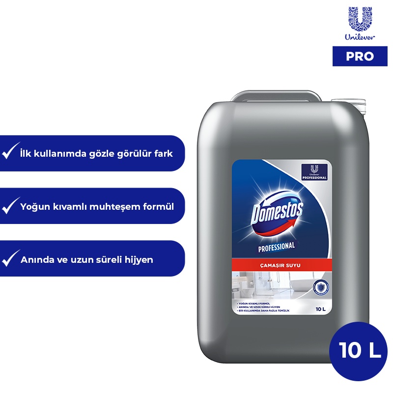 Domestos Professional Ultra Yoğun Kıvamlı Çamaşır Suyu 10 L U Pro - DOMESTOS