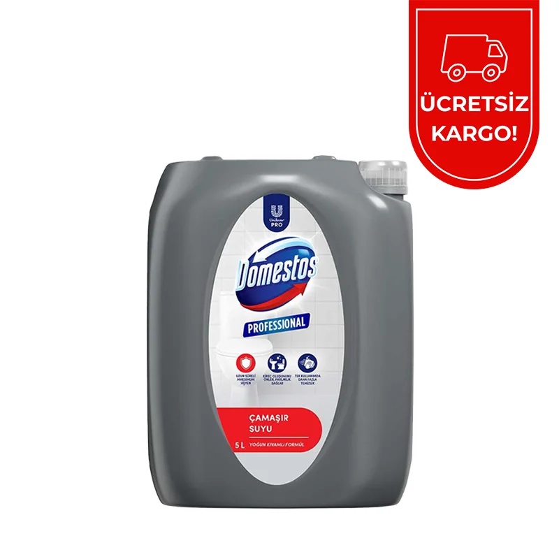 Domestos Professional Yoğun Kıvamlı Çamaşır Suyu 5 L Ücretsiz Kargo - DOMESTOS