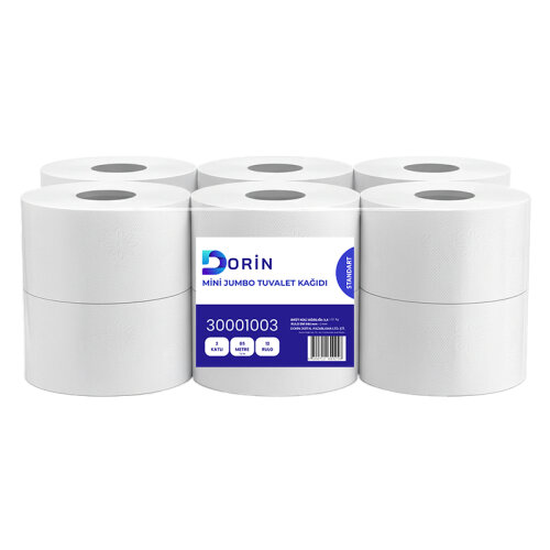 Dorin Standart Mini Jumbo Tuvalet Kağıdı 12 Li 3.5 Kg - DORİN
