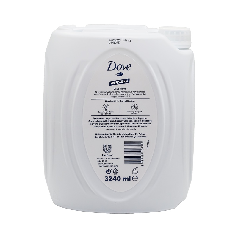 Dove Professional Nemlendirici Sıvı Sabun 3,2 Litre U-Pro - 4