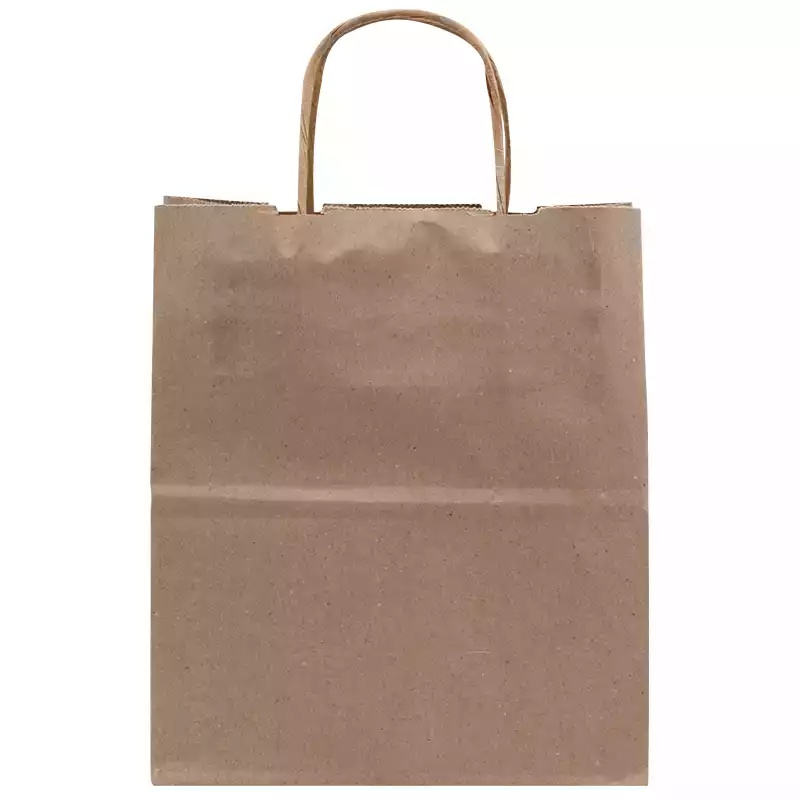 Esmer Kraft Kağıt Çanta Mini 18x8x23cm 25li - 1