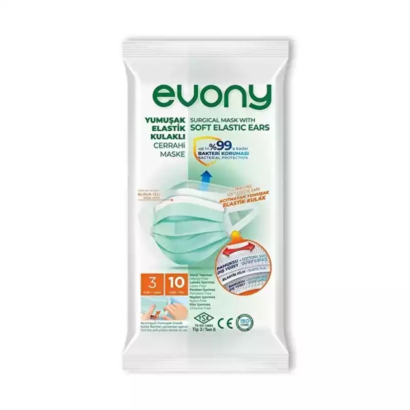 Evony Maske 10'lu - 1