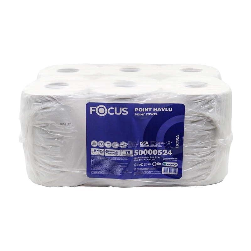 Focus Extra İçten Çekmeli Point Havlu 70 Metre 1x6 Adet - Focus (1)