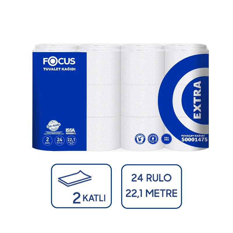 Focus Extra Tuvalet Kağıdı 24lü 3 Paket - Focus