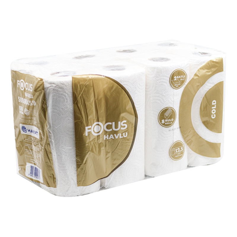 Focus Gold Kağıt Havlu 8'li 3 Paket 24 Rulo - Focus (1)