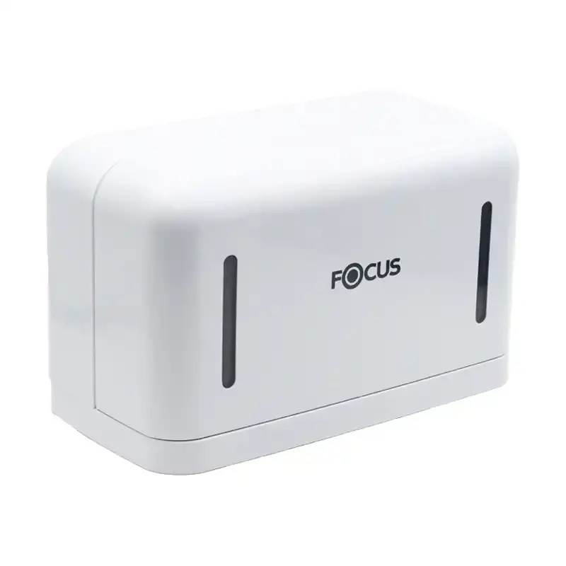 Focus İkili V Katlı Tuvalet Kağıdı Dispenseri Beyaz - Focus