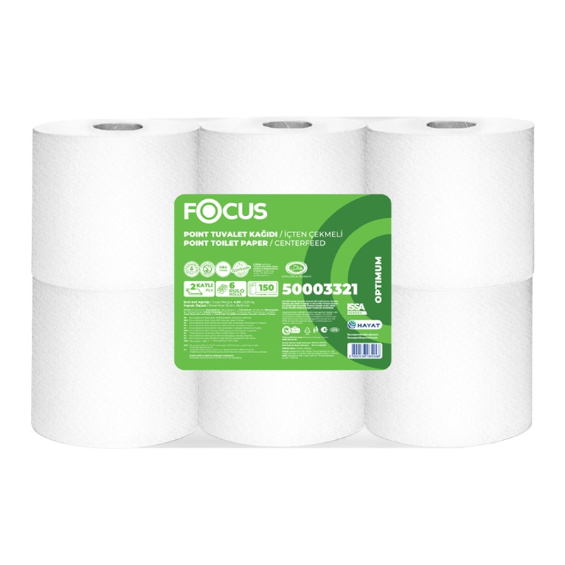 Focus Optimum Point İçten Çekmeli Tuvalet Kağıdı 150 Metre 6 Adet - Focus (1)